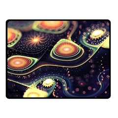 Psychedelic Trippy Abstract 3d Digital Art Two Sides Fleece Blanket (small) by Bedest