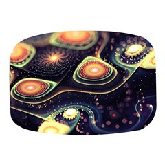 Psychedelic Trippy Abstract 3d Digital Art Mini Square Pill Box by Bedest