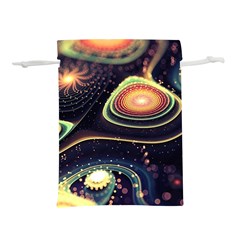 Psychedelic Trippy Abstract 3d Digital Art Lightweight Drawstring Pouch (s) by Bedest