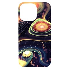 Psychedelic Trippy Abstract 3d Digital Art Iphone 14 Pro Max Black Uv Print Case by Bedest