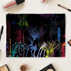 Art Design Graphic Neon Tree Artwork Cosmetic Bag (xl) by Bedest