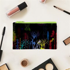 Art Design Graphic Neon Tree Artwork Cosmetic Bag (xs) by Bedest