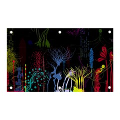 Art Design Graphic Neon Tree Artwork Banner And Sign 5  X 3  by Bedest