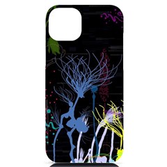 Art Design Graphic Neon Tree Artwork Iphone 14 Plus Black Uv Print Case by Bedest