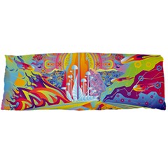 Multicolored Optical Illusion Painting Psychedelic Digital Art Body Pillow Case Dakimakura (two Sides) by Bedest