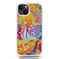 Multicolored Optical Illusion Painting Psychedelic Digital Art Iphone 14 Tpu Uv Print Case by Bedest