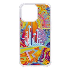 Multicolored Optical Illusion Painting Psychedelic Digital Art Iphone 13 Pro Tpu Uv Print Case by Bedest