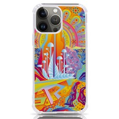 Multicolored Optical Illusion Painting Psychedelic Digital Art Iphone 13 Pro Max Tpu Uv Print Case by Bedest