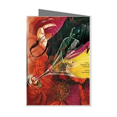 Left And Right Brain Illustration Splitting Abstract Anatomy Mini Greeting Cards (pkg Of 8) by Bedest