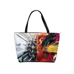 Left And Right Brain Illustration Splitting Abstract Anatomy Classic Shoulder Handbag by Bedest