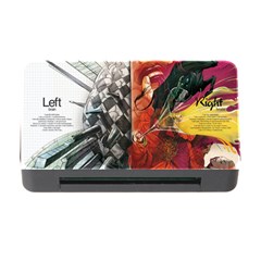 Left And Right Brain Illustration Splitting Abstract Anatomy Memory Card Reader With Cf by Bedest