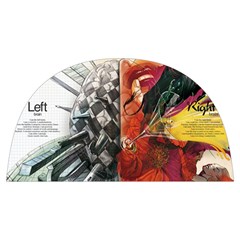 Left And Right Brain Illustration Splitting Abstract Anatomy Anti Scalding Pot Cap by Bedest