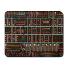 Digital Art Moog Music Synthesizer Vintage Small Mousepad