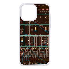 Digital Art Moog Music Synthesizer Vintage Iphone 14 Pro Max Tpu Uv Print Case by Bedest