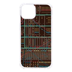 Digital Art Moog Music Synthesizer Vintage Iphone 13 Tpu Uv Print Case by Bedest