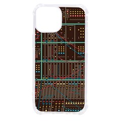 Digital Art Moog Music Synthesizer Vintage Iphone 13 Mini Tpu Uv Print Case by Bedest