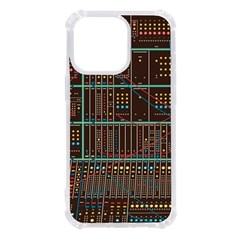 Digital Art Moog Music Synthesizer Vintage Iphone 13 Pro Tpu Uv Print Case by Bedest