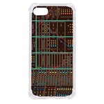 Digital Art Moog Music Synthesizer Vintage iPhone SE Front