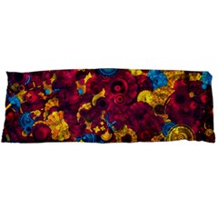 Psychedelic Digital Art Colorful Flower Abstract Multi Colored Body Pillow Case Dakimakura (two Sides) by Bedest