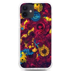 Psychedelic Digital Art Colorful Flower Abstract Multi Colored Iphone 12/12 Pro Tpu Uv Print Case by Bedest