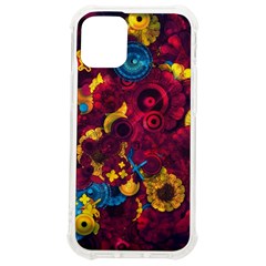 Psychedelic Digital Art Colorful Flower Abstract Multi Colored Iphone 12 Mini Tpu Uv Print Case	 by Bedest