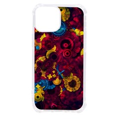 Psychedelic Digital Art Colorful Flower Abstract Multi Colored Iphone 13 Mini Tpu Uv Print Case by Bedest