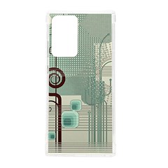 Green Red And White Line Digital Abstract Art Samsung Galaxy Note 20 Ultra Tpu Uv Case by Bedest