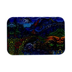 Multicolored Abstract Painting Artwork Psychedelic Colorful Open Lid Metal Box (silver)   by Bedest