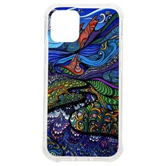 Multicolored Abstract Painting Artwork Psychedelic Colorful Iphone 12 Mini Tpu Uv Print Case	 by Bedest