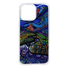 Multicolored Abstract Painting Artwork Psychedelic Colorful Iphone 14 Pro Max Tpu Uv Print Case by Bedest