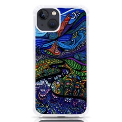 Multicolored Abstract Painting Artwork Psychedelic Colorful Iphone 13 Tpu Uv Print Case by Bedest