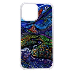 Multicolored Abstract Painting Artwork Psychedelic Colorful Iphone 13 Pro Max Tpu Uv Print Case by Bedest