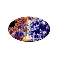 Psychedelic Colorful Abstract Trippy Fractal Mandelbrot Set Sticker Oval (100 Pack) by Bedest