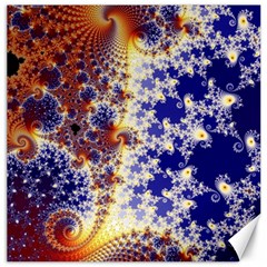 Psychedelic Colorful Abstract Trippy Fractal Mandelbrot Set Canvas 12  X 12  by Bedest