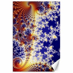 Psychedelic Colorful Abstract Trippy Fractal Mandelbrot Set Canvas 24  X 36  by Bedest