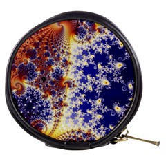 Psychedelic Colorful Abstract Trippy Fractal Mandelbrot Set Mini Makeup Bag by Bedest