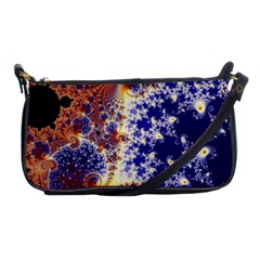 Psychedelic Colorful Abstract Trippy Fractal Mandelbrot Set Shoulder Clutch Bag by Bedest