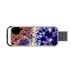 Psychedelic Colorful Abstract Trippy Fractal Mandelbrot Set Portable Usb Flash (two Sides) by Bedest