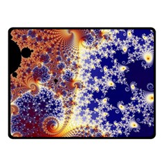 Psychedelic Colorful Abstract Trippy Fractal Mandelbrot Set Two Sides Fleece Blanket (small) by Bedest