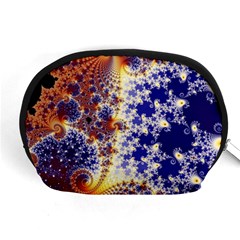 Psychedelic Colorful Abstract Trippy Fractal Mandelbrot Set Accessory Pouch (medium) by Bedest