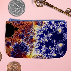 Psychedelic Colorful Abstract Trippy Fractal Mandelbrot Set Large Coin Purse by Bedest