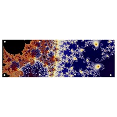 Psychedelic Colorful Abstract Trippy Fractal Mandelbrot Set Banner And Sign 9  X 3  by Bedest