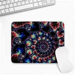 Psychedelic Colorful Abstract Trippy Fractal Small Mousepad by Bedest