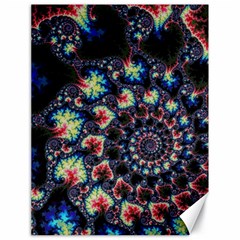 Psychedelic Colorful Abstract Trippy Fractal Canvas 18  X 24  by Bedest