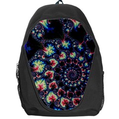 Psychedelic Colorful Abstract Trippy Fractal Backpack Bag by Bedest