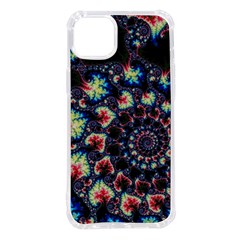 Psychedelic Colorful Abstract Trippy Fractal Iphone 14 Plus Tpu Uv Print Case