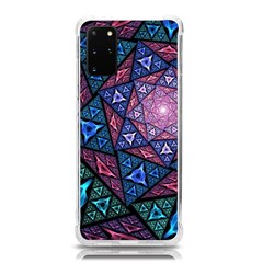 Purple Psychedelic Art Pattern Mosaic Design Fractal Art Samsung Galaxy S20plus 6 7 Inch Tpu Uv Case by Bedest