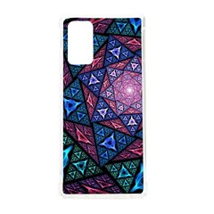 Purple Psychedelic Art Pattern Mosaic Design Fractal Art Samsung Galaxy Note 20 Tpu Uv Case by Bedest