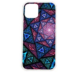 Purple Psychedelic Art Pattern Mosaic Design Fractal Art Iphone 12 Pro Max Tpu Uv Print Case