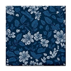 Pattern Flower Nature Tile Coaster